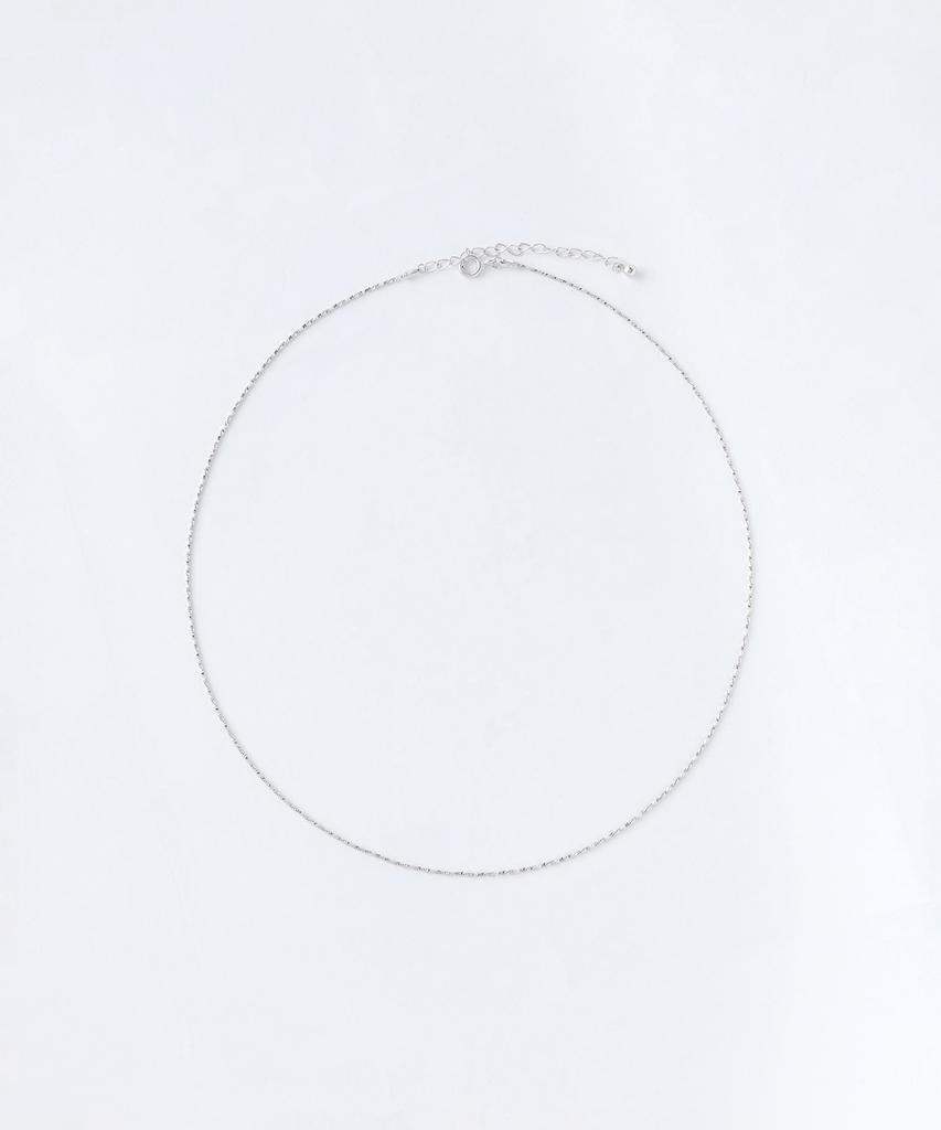 Musinsa Standard Woman 925 Silver Shiny Twisted Chain Necklace [Silver]