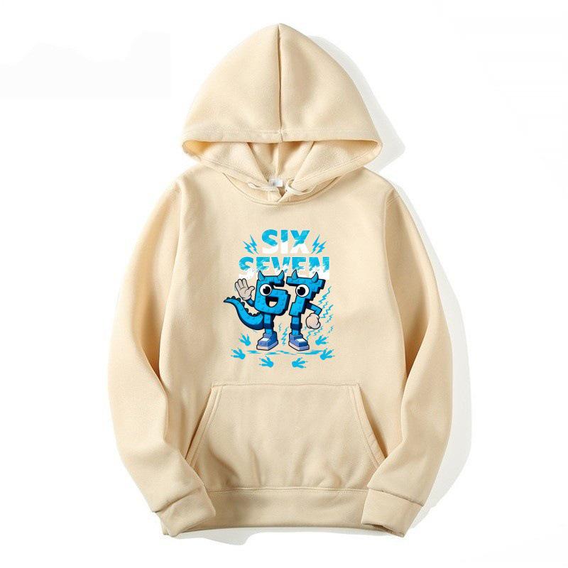 2025 Kids' Hooded Sweatshirt - New European & American Style, No. 67 Pattern, Autumn/Winter Fleece