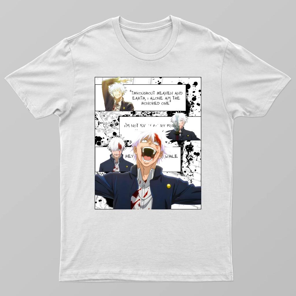Anime Jujutsu Kaisen Satoru Gojo Suguru Geto Graphic T-Shirt Cotton Shirt Unisex Y2k Men's Clothing T Shirt