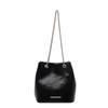 Large Capacity Bucket Underarm Bag Women's New Fashion Chain Shoulder Bag Soft Leather Versatile Bucket Bag