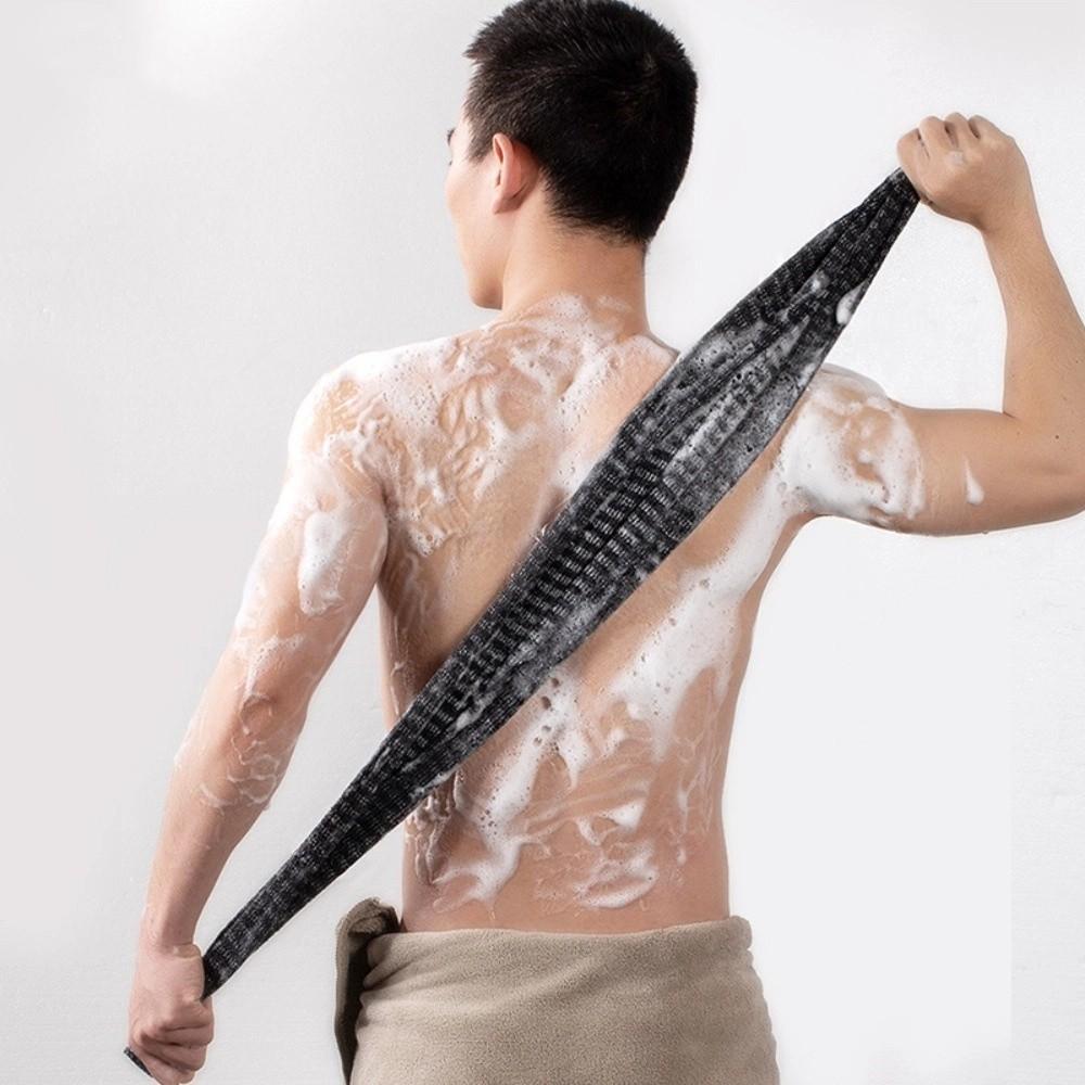 New Ultra-Long Exfoliating Washcloth Silver-ion Back Cleaning Foam Bath Towel Multi-Function Exfoliating Towels Body Cleaner