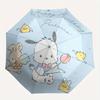 1pc Happy Birthday Pochacco Automatic Folding Umbrella - 3 Folding Design, Vivid Cartoon Pattern, Suitable for Outdoor Activities, A Gift for Fans In