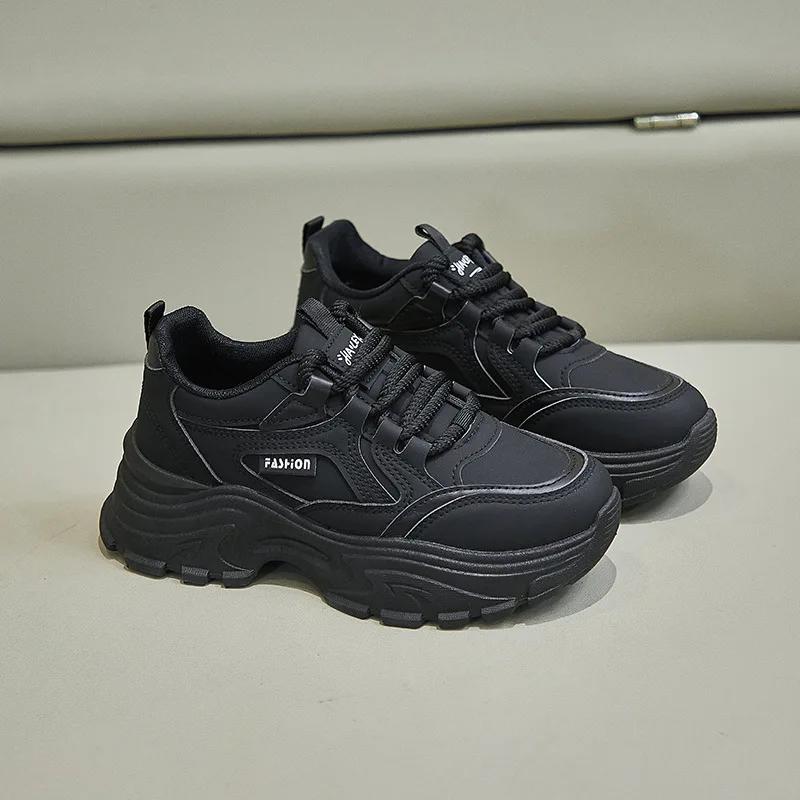 Fashion Sneakers for Women 2025 Designer Platform Casual Sports Running Shoes Female Students Match Color Fashion Sneaker Chunky Mujer
