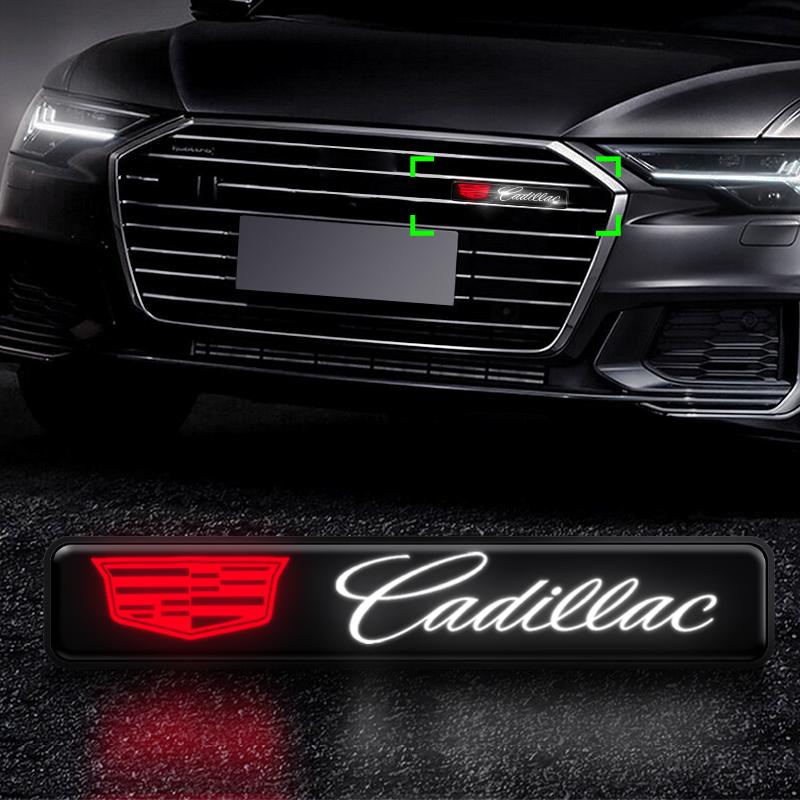 1 ks Dekorační LED světlo odznak emblém přední mřížky kapoty auta pro logo Cadillac Escalade CTS ATS SRX XTS XT5 STS CT5 CT6 BLS XLR