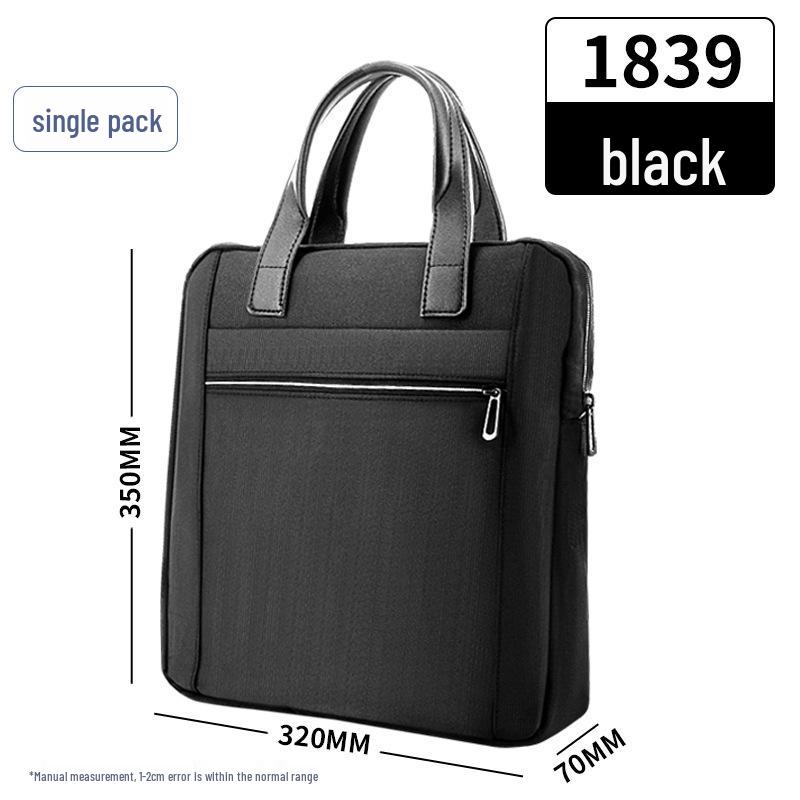 Oxford Cloth Waterproof Briefcase for Documents and Cigarettes