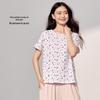 Yiershuang Women's Pure Cotton Short Sleeve Lounge T-Shirt