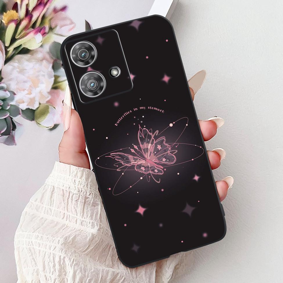 For Motorola Edge 40 Neo Case XT2307-1 Fashion Luxury Cute Cartoon Silicone Shockproof Bumper For Motorola Edge 40Neo Back Cover