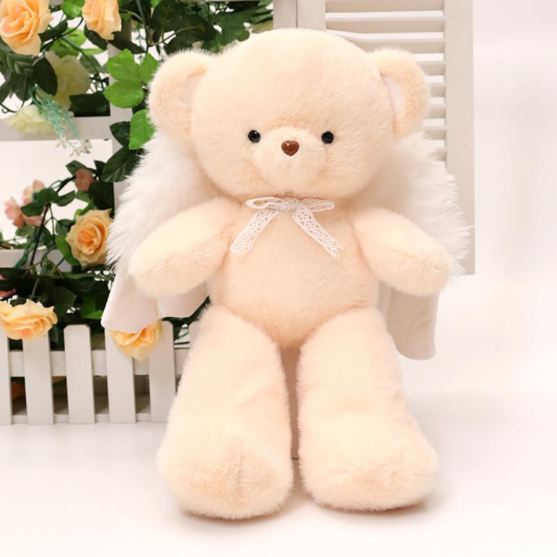 Angel Bear Delightful Plush Doll Cozy Teddy Bear Gift For Children And Babies