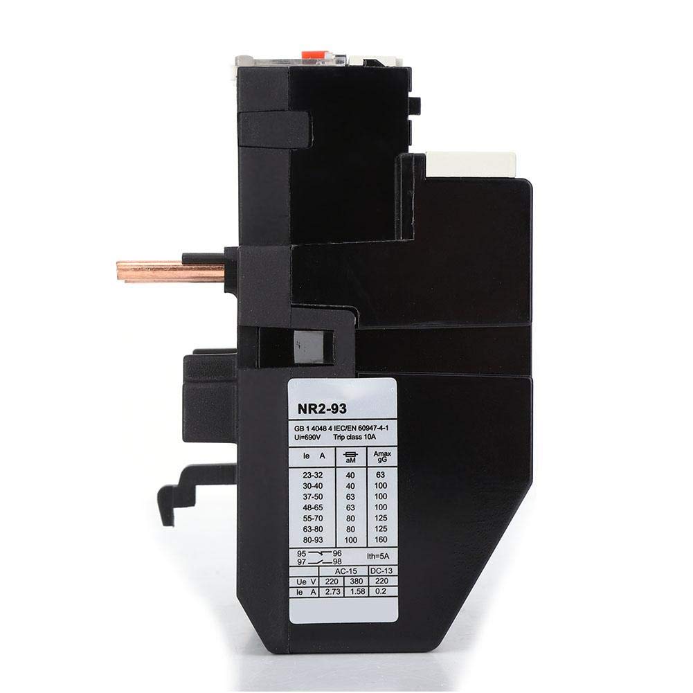 Walfront Automatic Thermal Overload Relay 37-50A, 50-60Hz, 690V, 2NO 1NC Contacts