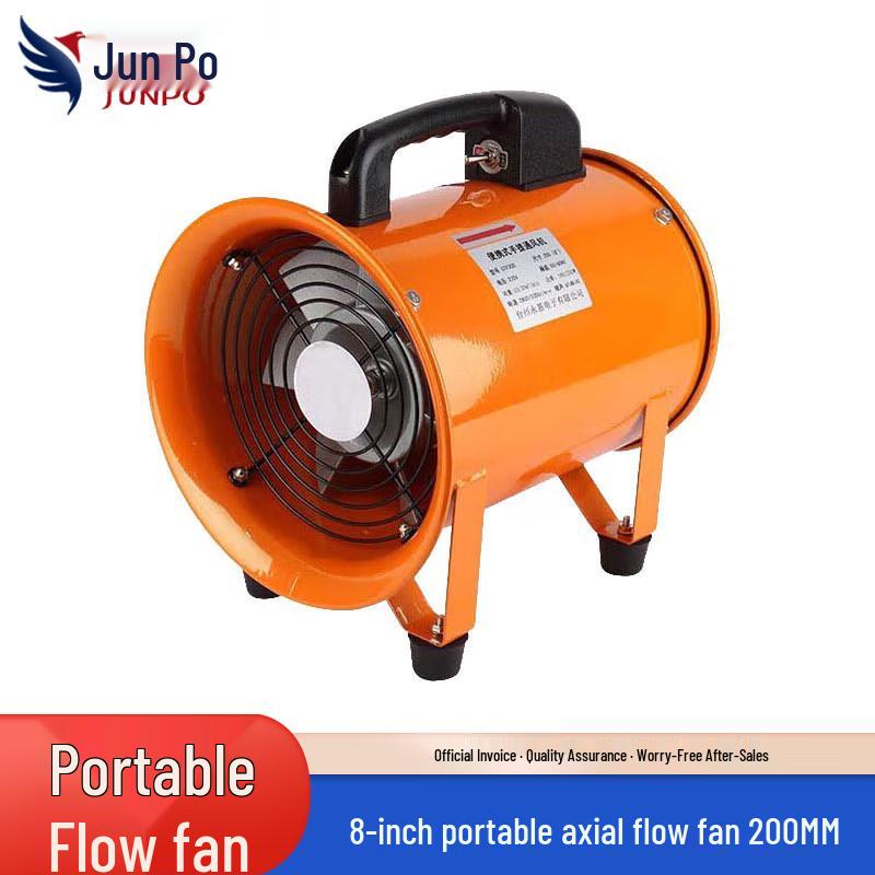 Portable Industrial Axial Flow Ventilator Fan 220V