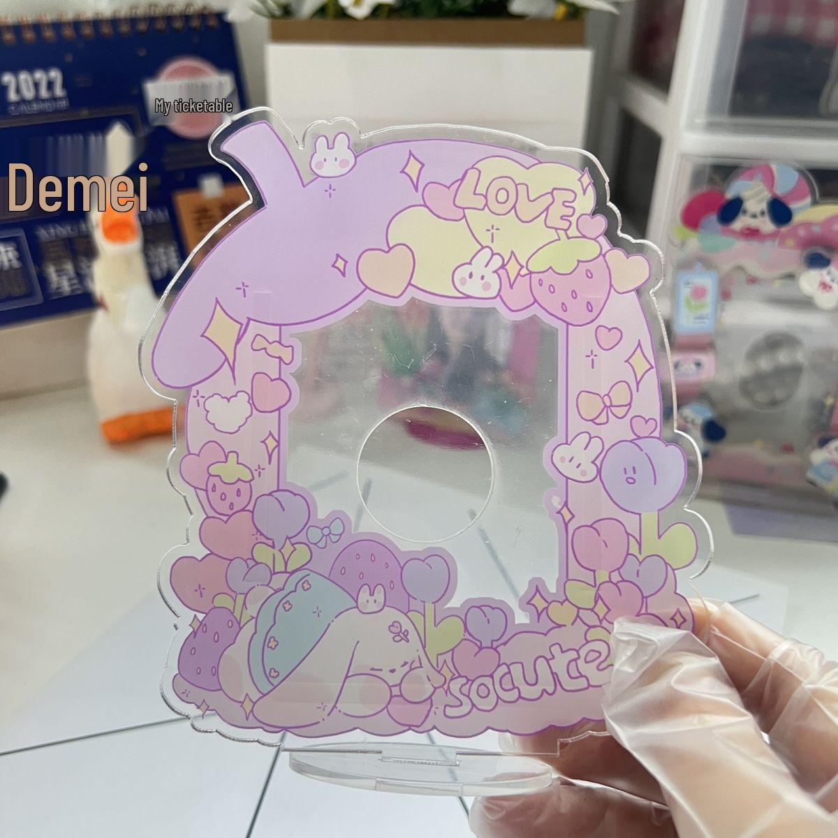 Acrylic Star Chasing Photo Frame for 3-inch Polaroid Idol Photocards