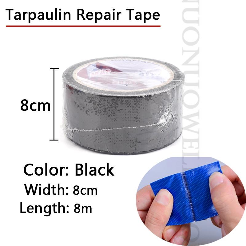 1Roll Universal Outdoor Awnings Tarp Truck Car PE PVC Tarpaulin Repair Glue Waterproof Adhesive Tape
