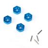 5MM Wheel Hex, Pins Fit for   1 14 144001 Ruote Bianche Mount Hubs Nut with Kit   RC CarBlue 1266B
