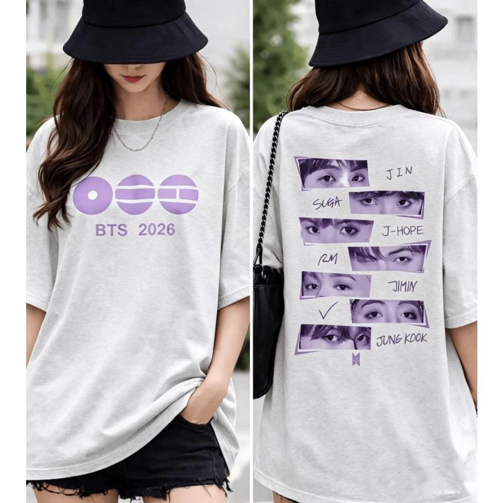 Summer BTS ARIRANG World Tour Printed T-shirt 2XS