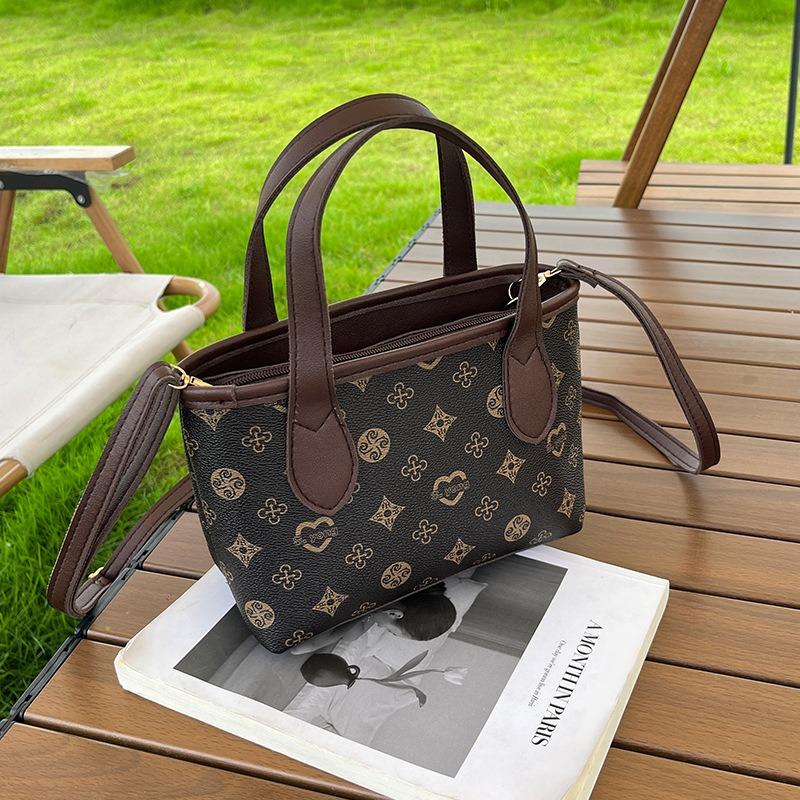 Nuovo cesto di verdure borsa da donna borsa tote in materiale floreale borsa da donna borsa porta bento premium a secchiello
