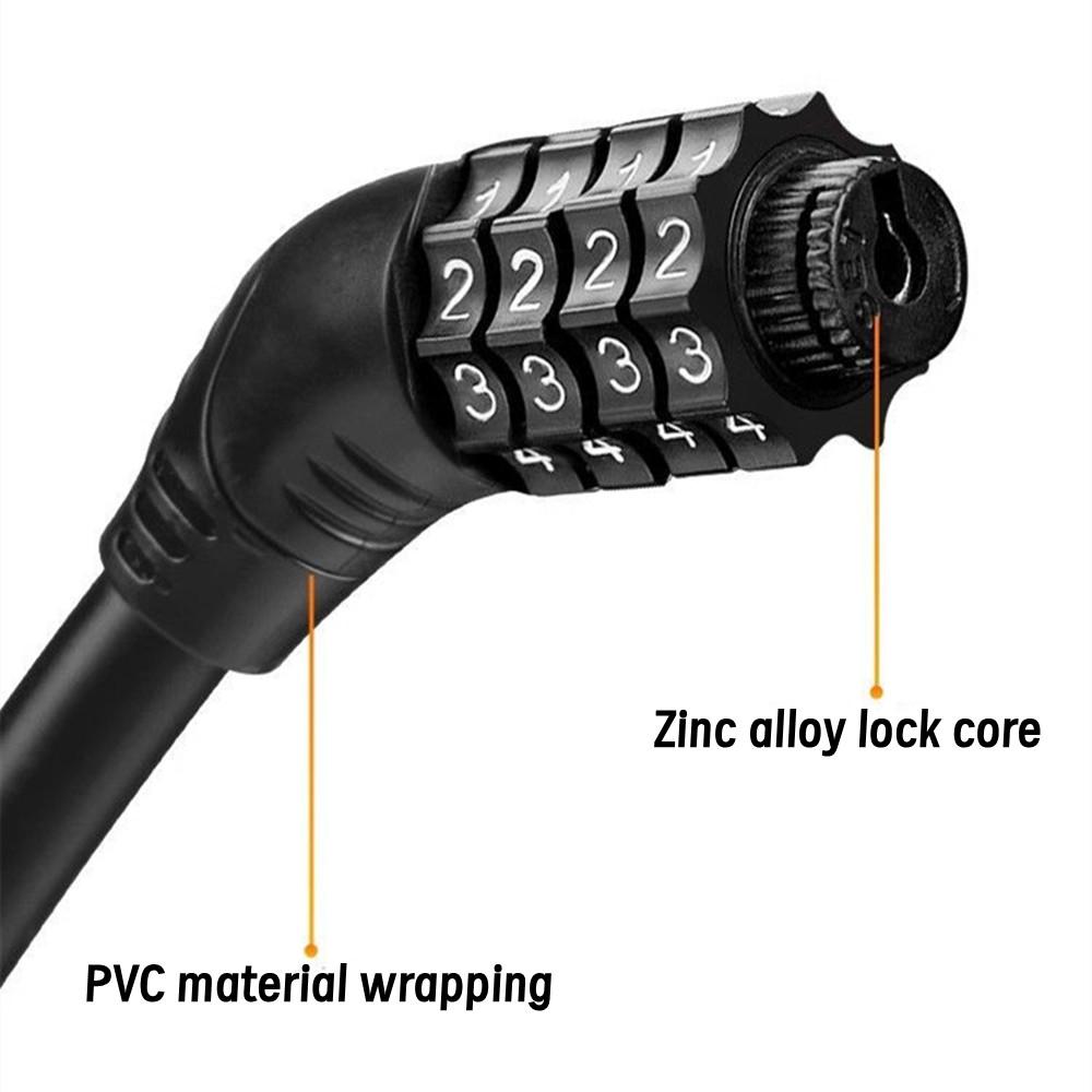 Combination Lock Suitable for Bicycles, Motorcycles, Electric Bicycles