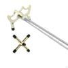Retractable Billiards Cue Stick Bridge Accessory Extendable with Head for Club