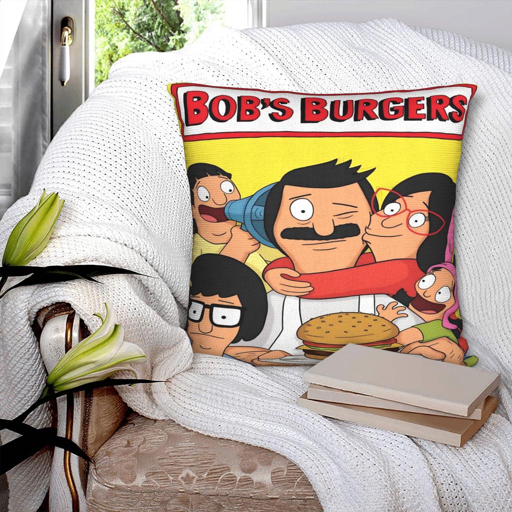 New Style Home B-Bob Burgers Thanksgiving Decorations Pillowcase Accessories Pillow Cover Square Multiple Sizes