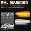 NEIFILES Mitsubishi Lancer Evolution X LED Side Flashing Replacement Fender Corner Marker for Galant Fortis EK Marker, Type, (CZ4A) Lancer, Sportback,