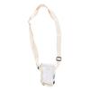 Portable Small Shoulder Pouch Bag Transparent Soft Shell Hanging Pouch with Adjustable Shoulder Stra