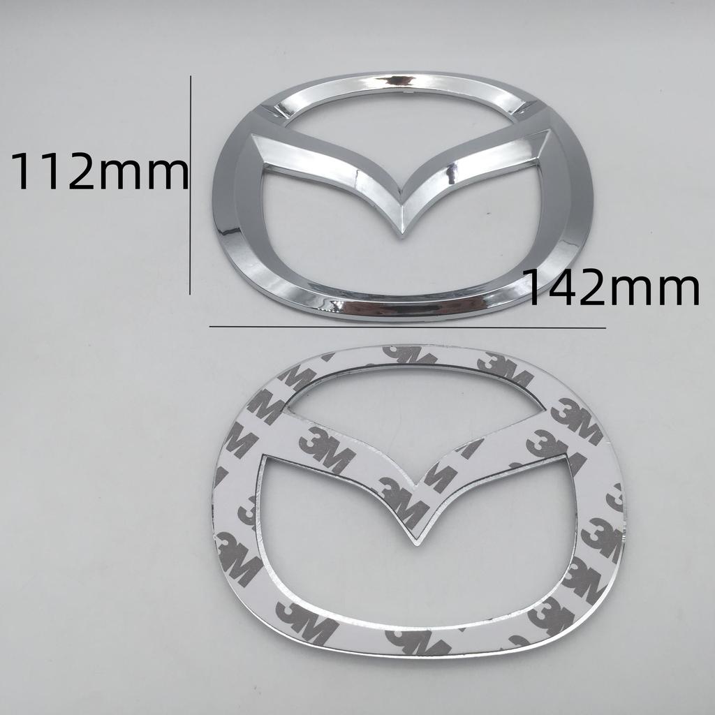 1pcs 3D for Mazda Car Front Head Hood Bonnet Emblem Rear Tail Bumper Trunk Steering Wheel Sticker Badge Decal Styling