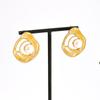 French vintage imitation pearl temperament stud earrings irregular round niche earrings daily casual versatile earrings