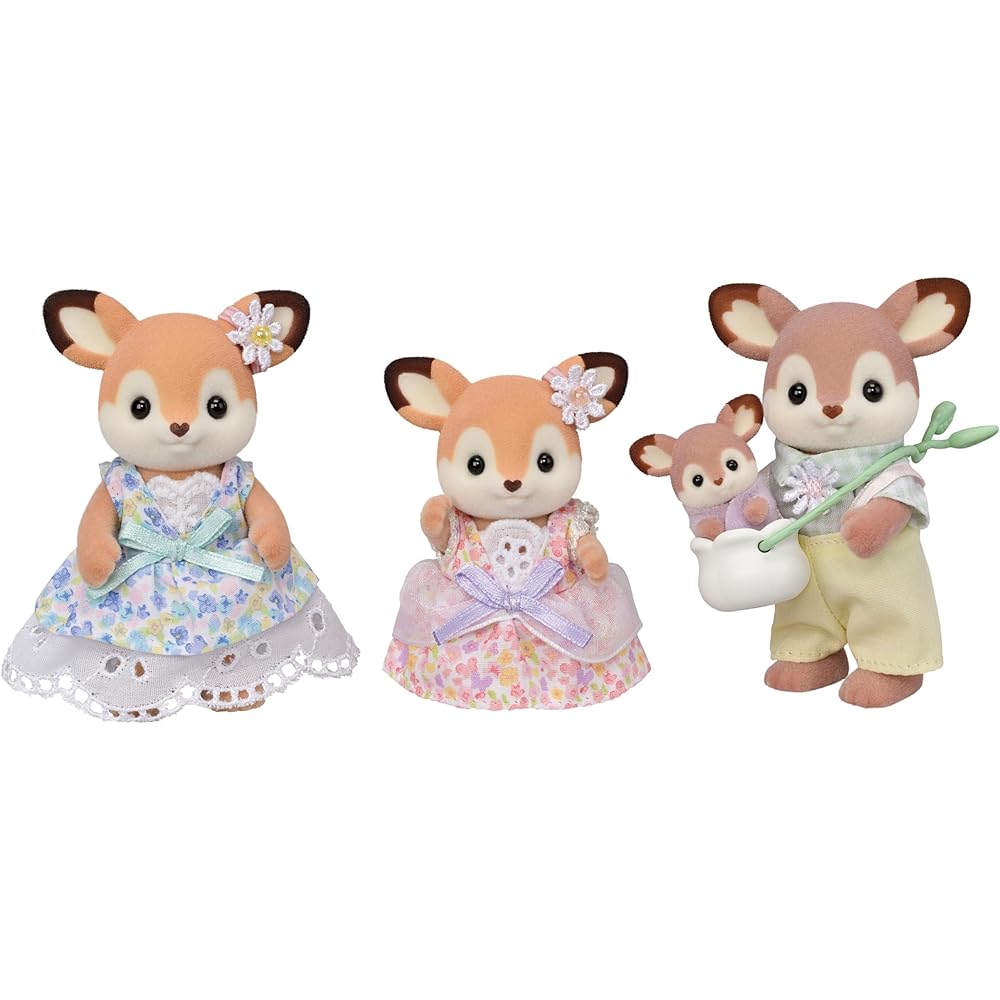 Набор фигурок Семья оленей Sylvanian Families FS-53 Сертифицированная игрушка ST для детей от 3 лет