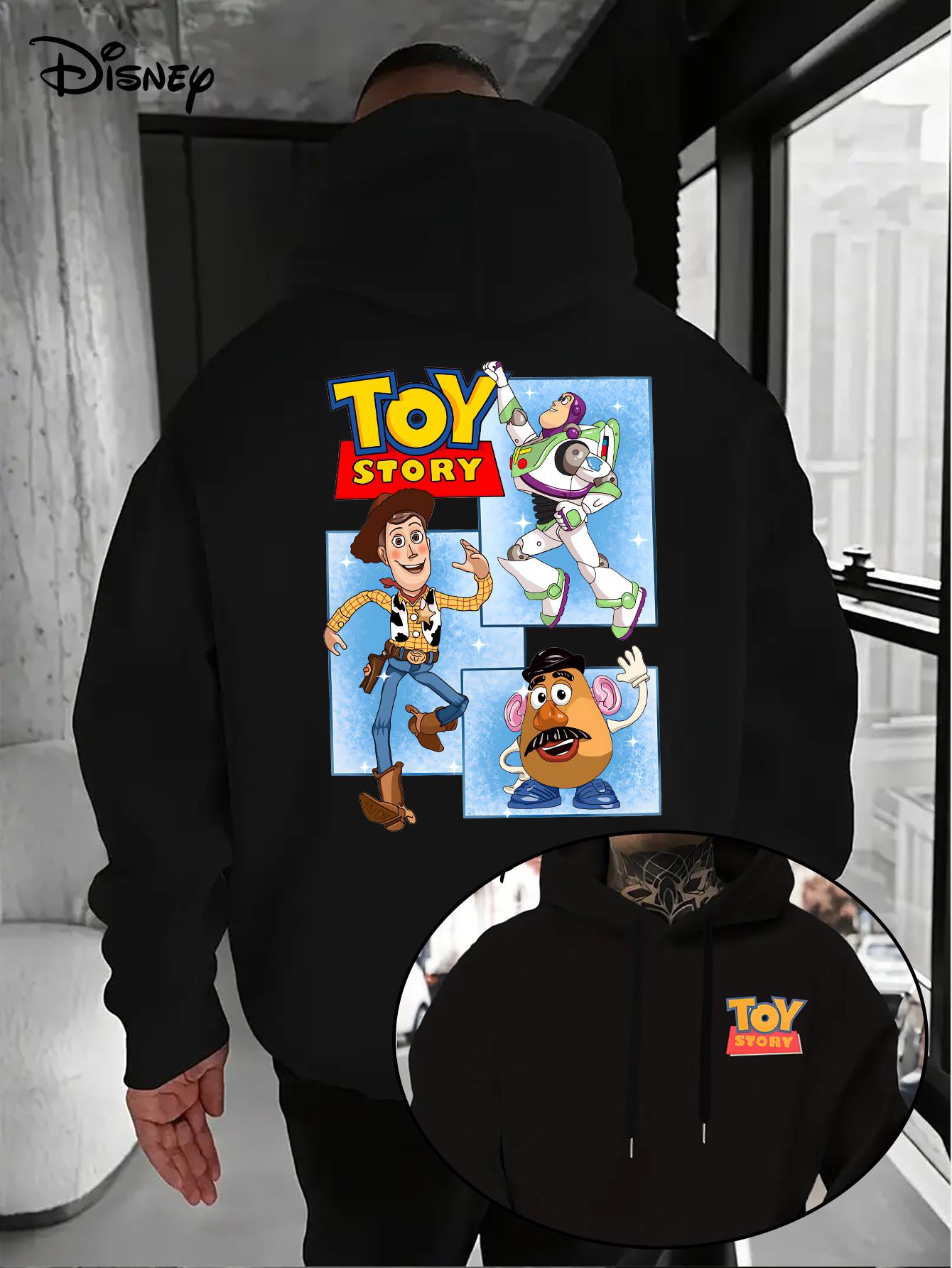 

Мужская толстовка Disney Toy Story - Пуловер с Вуди и Баззом Лайтером, с Джесси и Буллзаем, иконка Зелёного солдатика, взрослая свободная версия, зимняя 3XL