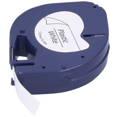 Etikettenband Ersatz für DYMO LETRATAG Maschinenband DIY Druckzubehör 12mm x 4meter