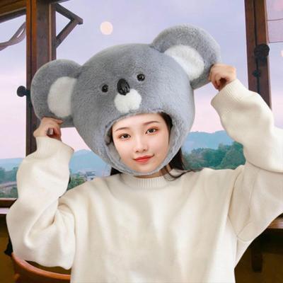 Soft Plush Koala Hat Dress Up Headgear Funny Party Hat for Role