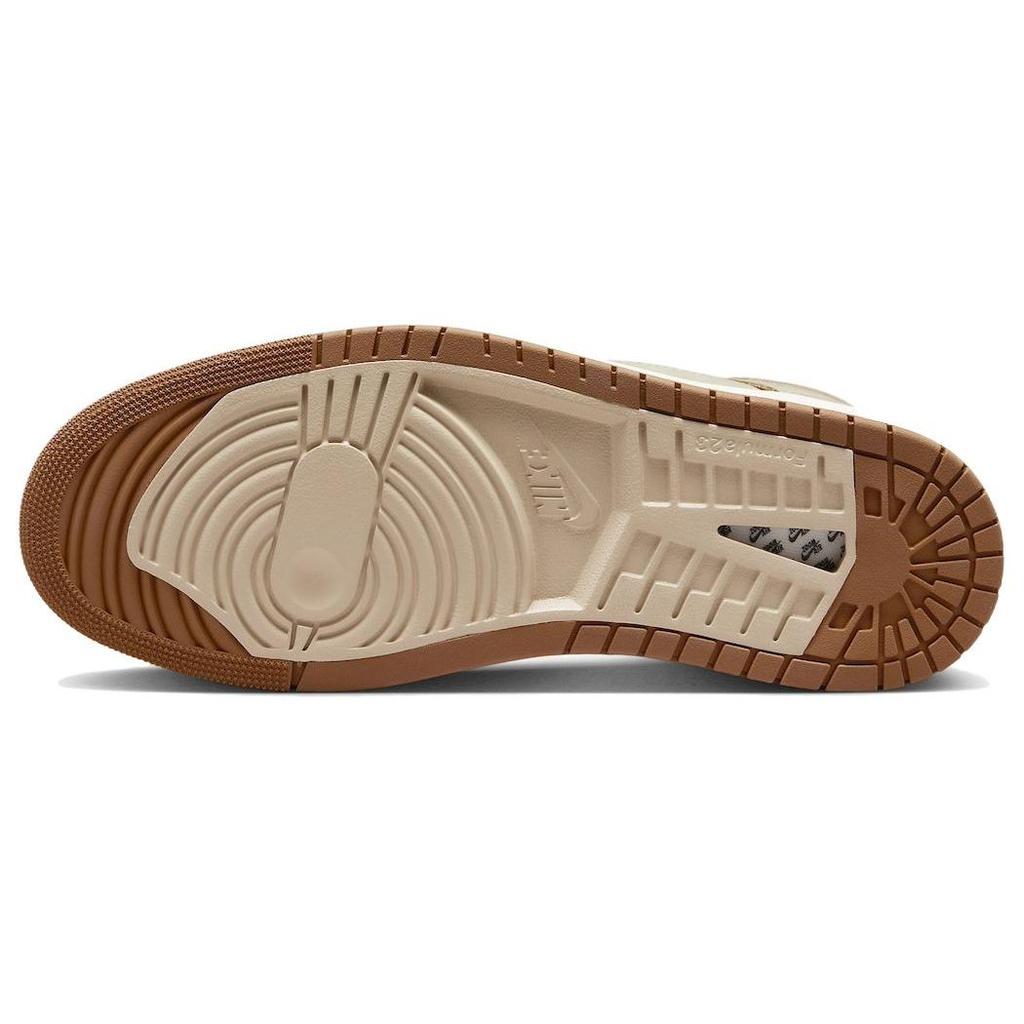 Air Jordan 1 High Zoom Comfort 2 Legend Coffee Sneakers da Uomo Bianco Vela Legend-Marrone Medio DV1307-120