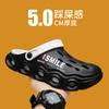 Slippers men's 2025 summer men's fashion bag head hole shoes outdoor casual cool slippers two wear Korean version of beach shoes
