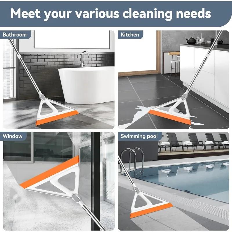 Multifunction Magic Broom, Squeegee Broom for Floor, Magic Broom Sweeper for Living Room, Kitchen, Bathroom-Easy Dry The Glass