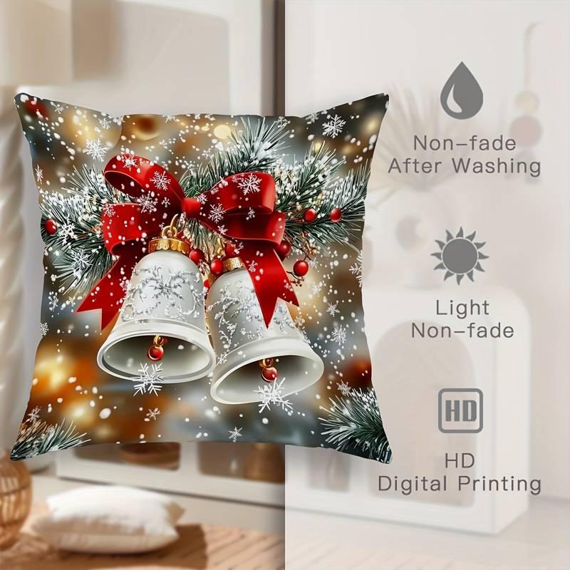 Schneerotkehlchen Kissenbezug für festlichen LookGeeignet für Sofa Auto Schlafzimmer dekorativer Kissenbezug Kissenbezug