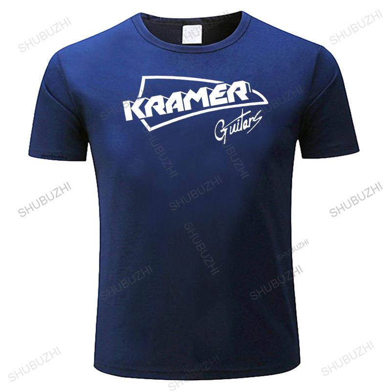 Man Letter Print T Shirt Camiseta Kramer Guitars Guitars Electric T-Shirt Men Top Tees New Cotton Tshirt Men Summer Fashion