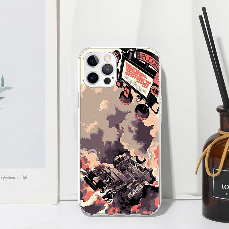 Back To The Future TV Phone Case For Iphone 17 Air 16 15 Plus 16E 14 Pro Max 13 Mini 12 11 7 8 SE Fundas Soft Back Cover 17 Air