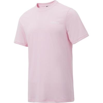 Solid Color Outdoor Casual Quick-Dry Breathable Short Sleeve T-Shirt Unisex Tops Clear-Pink JJ0623