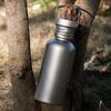 500Ml 600Ml 750Ml Titanium Water Bottle Reusable Outdoor Camping Supplies Tourism Sports Cycling Hiking Camping Water Bottle