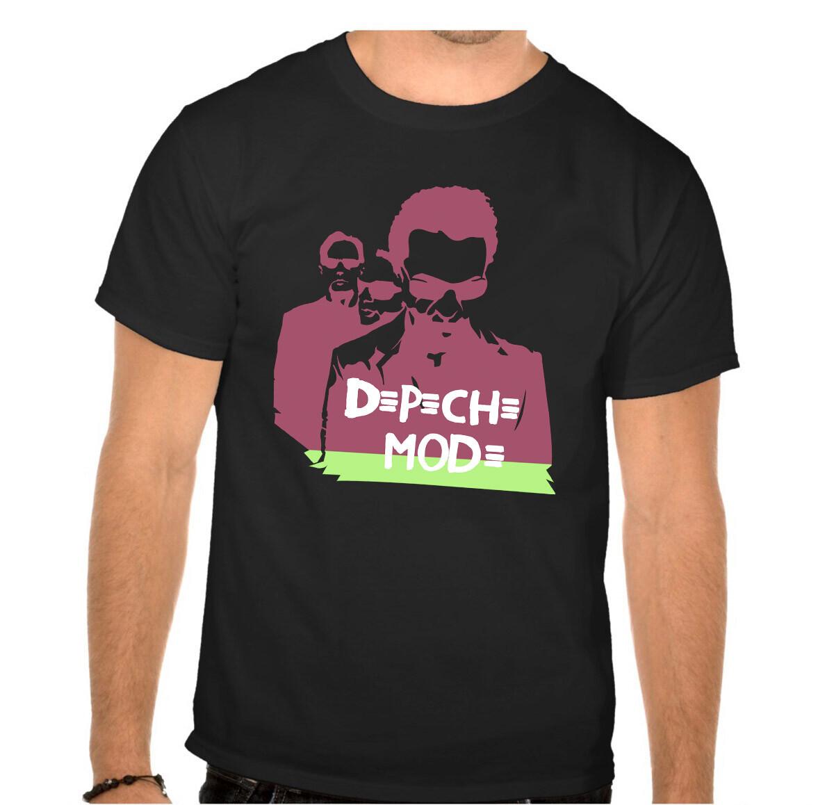 26 DEPECHE FASHION Rock Band Rock Music Legends Black T-Shirt -891- Unisex T-Shirt S
