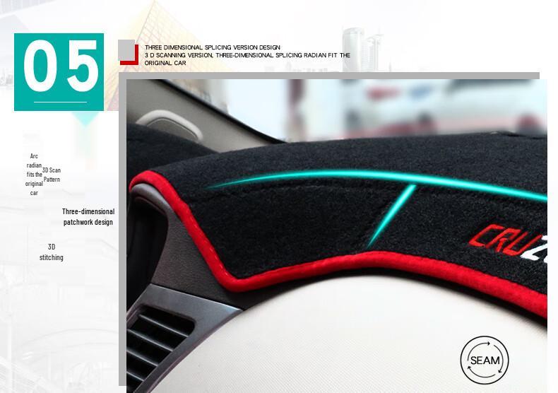 BYD Dolphin Dashboard Sunshade Pad - Front Desk Sun Protection and Interior Decoration.
