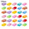 100 Pcs Mini Turtle Figurines Glow In The Dark Turtle Ornaments Miniature Turtle Statues for Fairy Garden Decor DIY Crafts Micro Landscaping