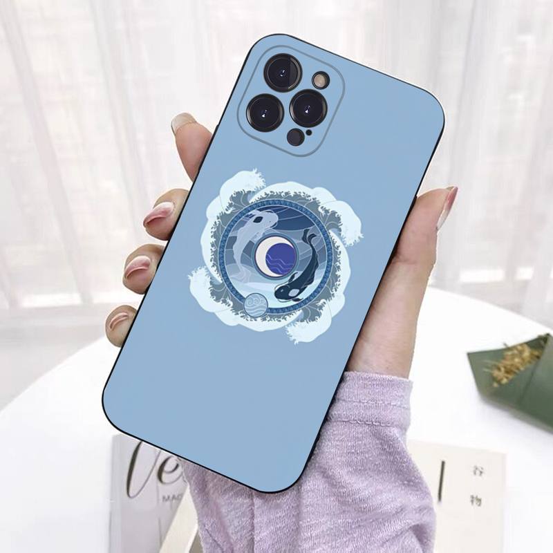 Pouzdro na telefon s uměním Jin Jang ryb Silikonové měkké Pro iphone 14 13 12 11 Pro Mini XS MAX 8 7 6 Plus X 2020 XR Kryt