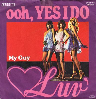 7inch Record LUV' - Ooh, Yes I Do 2044165,CAR2029 CARRERE 1979 Germany Dance & Electronica Used