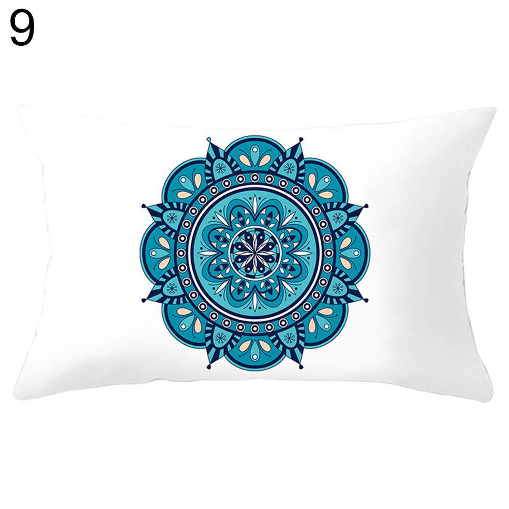 Geometric Circle Triangle Wave Pillow Case Cushion Cover Sofa Bed Car Cafe Decor