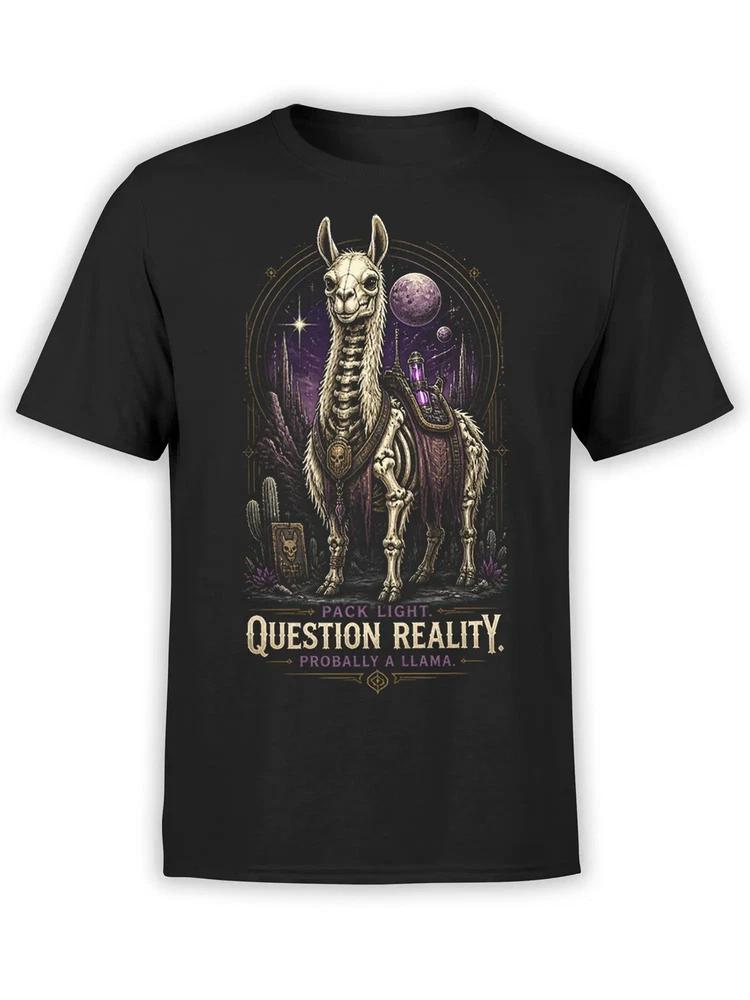 Cosmic Caravan Llama TShirt Unisex S