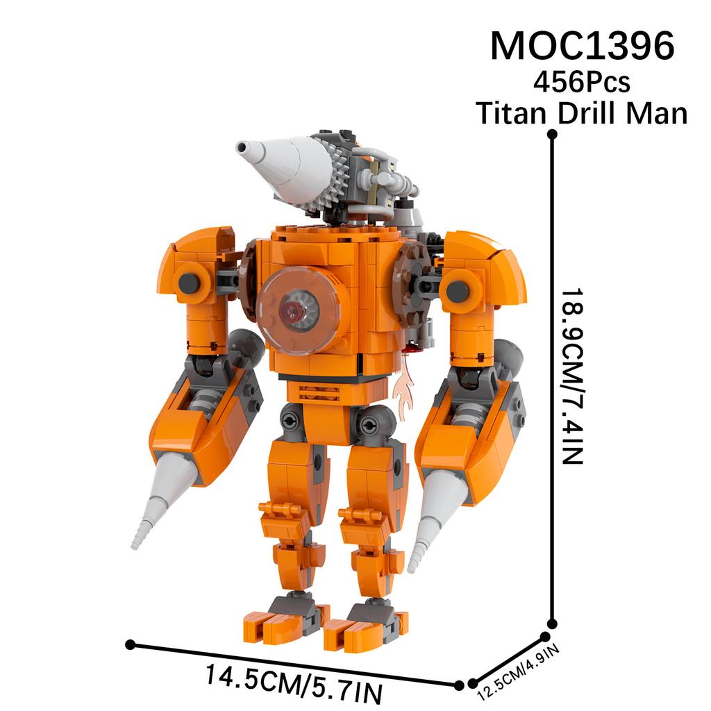 2024 3D Speakerman Children's Block Plastic Game Designer for Teens and Children Skibidi Toilet 456pcs