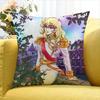 Lady Oscar Rose of Versailles   Various Sizes Square Pillow Case For Car Home Bedchamber Decor
