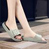 Women's Slippers Korean Version Fashionable Cool Slippers for Outdoor Wear, Casual Home Wear, One Line Dragging, Soft Soled Comfortable Sandals