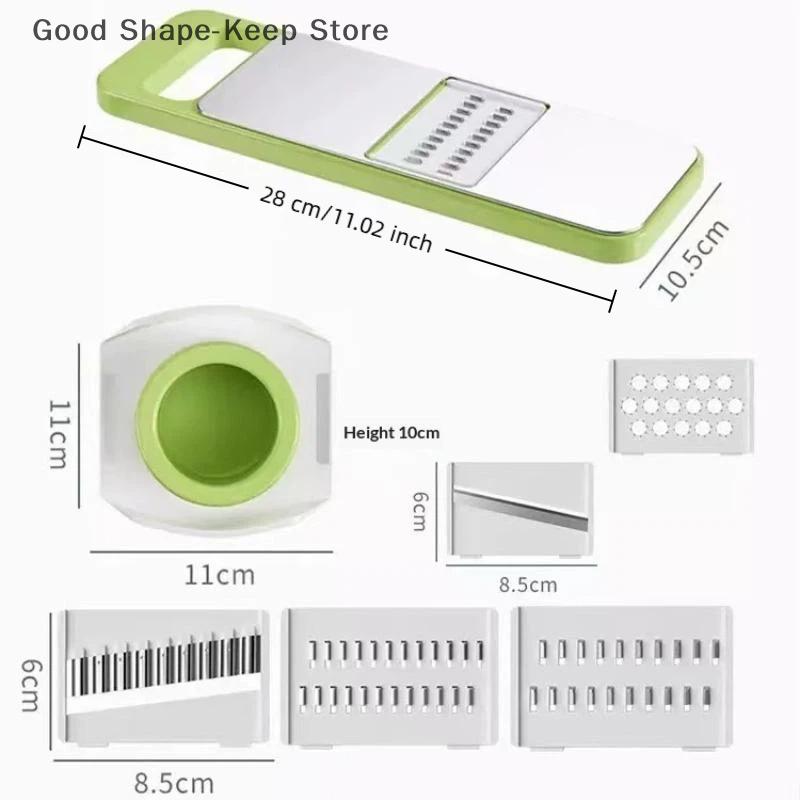1PC Multifunctional Carrot Shredded Board Vegetable Cutter Home Kitchen Grater Potato Shredded Shredder Artifact Grater