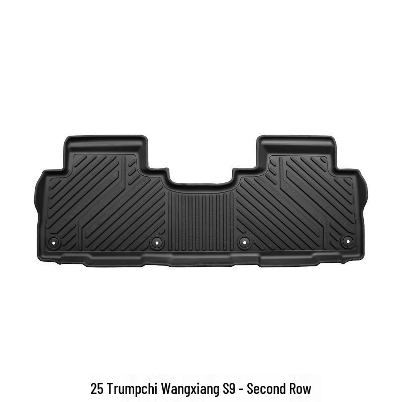Compatible with 25 Trumpchi Xiangwang S9 models: 3D High-Edge TPE Floor Mats, Anti-Slip Interior Accessories.